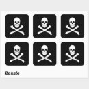 Search for crossbones square stickers Pirate