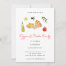 Search for pasta party invitations Pizza