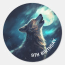 Search for wolves stickers Camping