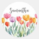 Search for tulip flower stickers Colourful