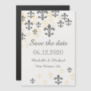 Search for mardi gras save the dates Fleur de lis