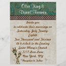Search for teal and copper wedding invitations Vintage