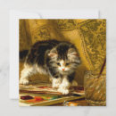 Search for square seasonal invitations Kitten