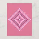Search for abstract squares postcards Pink