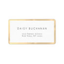 Search for shiny return address labels Gold