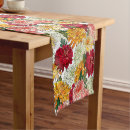 Search for orange and white table runners Flowers