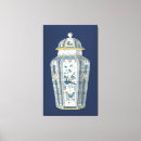 Search for blue and white canvas prints Porcelain