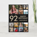 Search for 92nd birthday cards Ninety second birthday