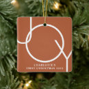 Search for terracotta christmas tree decorations Baby's first christmas