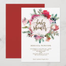 Search for winter baby shower christmas invitations Floral