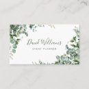 Search for eucalyptus business cards Greenery