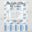 Search for babysitting flyers Babysitter