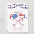 Search for pool 4th of july invitations Patriotic