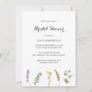 Search for rustic floral bridal shower invitations Simple