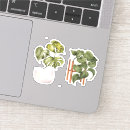 Search for potted plant stickers Monstera