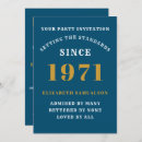 Search for for her 50th birthday invitations Gold