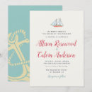 Search for boat wedding invitations Beach
