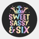 Search for six year old stickers Birthday