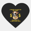 Search for i work hard stickers Puppy