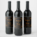 Search for halloween wedding wine labels Skull