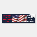 Search for leave bumper stickers Flag