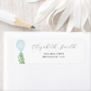 Search for balloons return address labels Blue balloon
