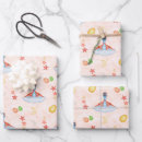 Search for prehistoric wrapping paper Baby boy