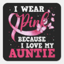 Search for breast cancer aunt stickers Support