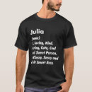 Search for julia tshirts Definition