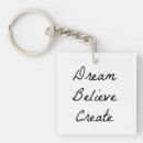 Search for believe key rings Saying