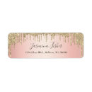 Search for stylist return address labels Blush pink