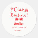 Search for italian girl stickers Italian baby shower