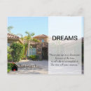 Search for dream home postcards House