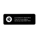 Search for vet return address labels Paws