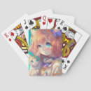 Search for anime girl playing cards Colourful