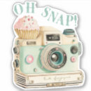 Search for vintage cupcakes stickers Retro