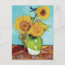 Search for yellow sunflowers postcards Post impressionism