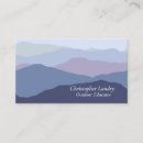 Search for explore business cards Hiking
