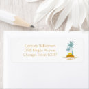 Search for tropical island return address labels Nature