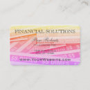 Search for money business cards Financial