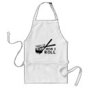 Search for funny sushi aprons Food