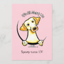 Search for yellow lab invitations Puppy