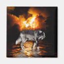 Search for wolf lovers magnets Grey