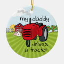 Search for red tractor christmas tree decorations Country
