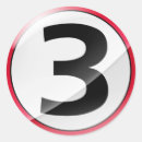Search for number 3 stickers Numbers