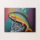 Search for trout puzzles Fly fishing