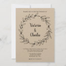 Search for rustic wreath invitations Simple