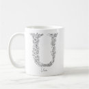 Search for alphabet u mugs For her
