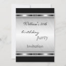 Search for man 20th birthday invitations Silver
