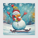 Search for snowboard christmas cards Snowman